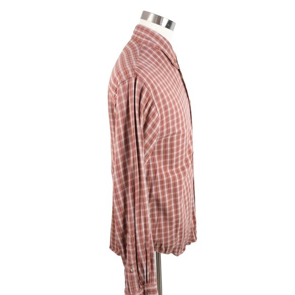 Columbia Authentic Issue Mens M Plaid Long Sleeve Shirt Vintage Y2K - Picture 6 of 12